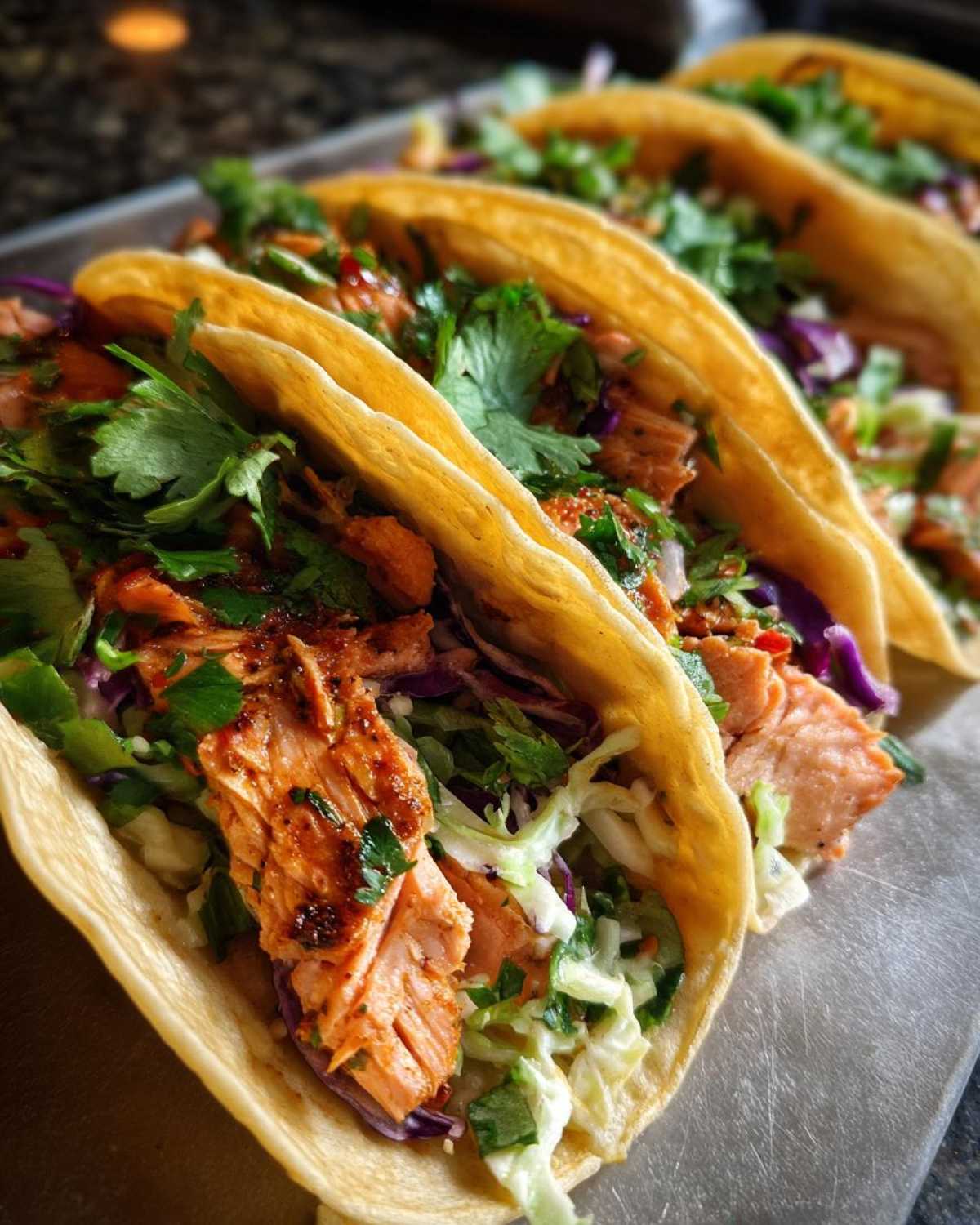 Chipotle Lime Salmon Tacos - detail 3