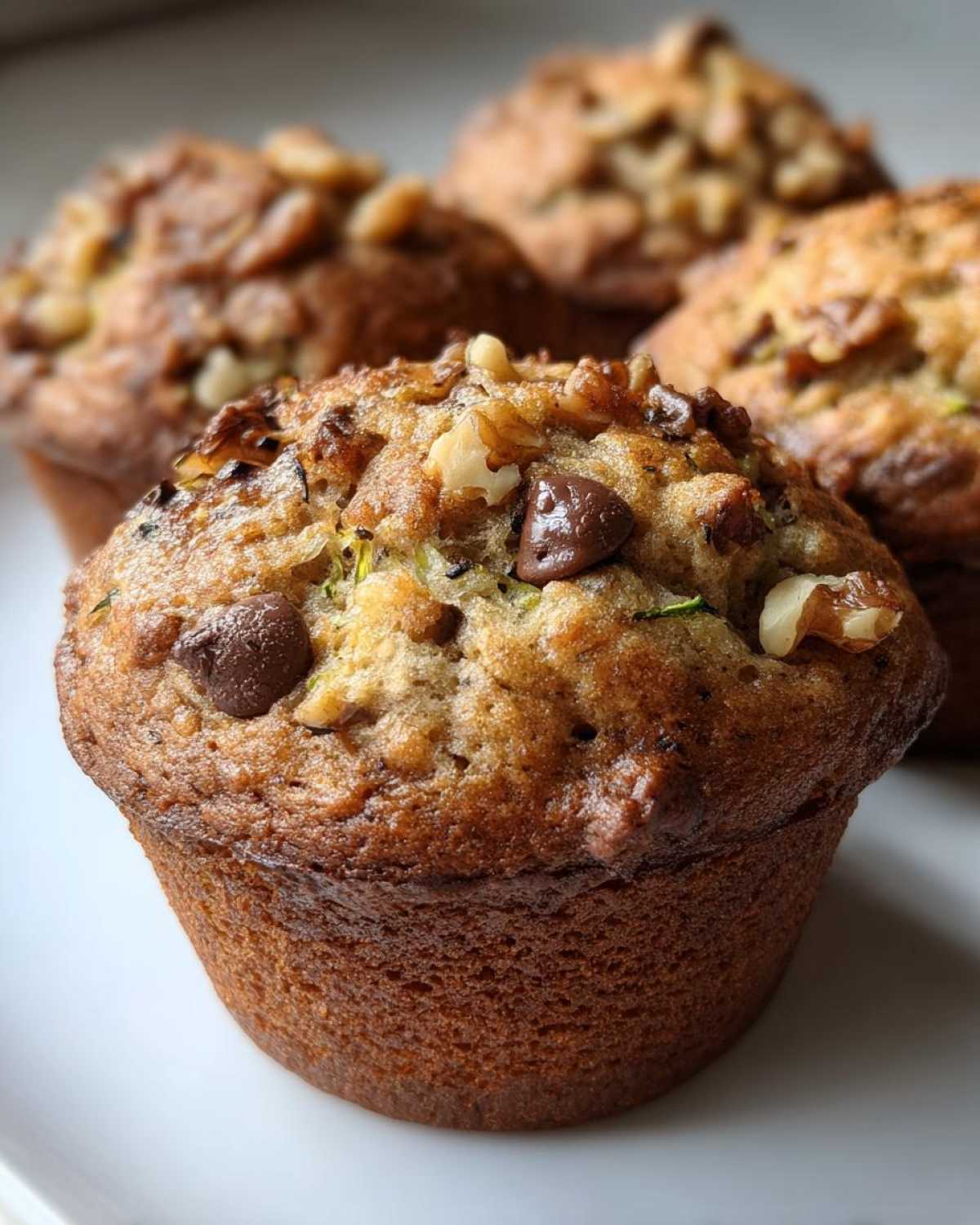 Chunky Monkey Zucchini Banana Muffins - detail 1