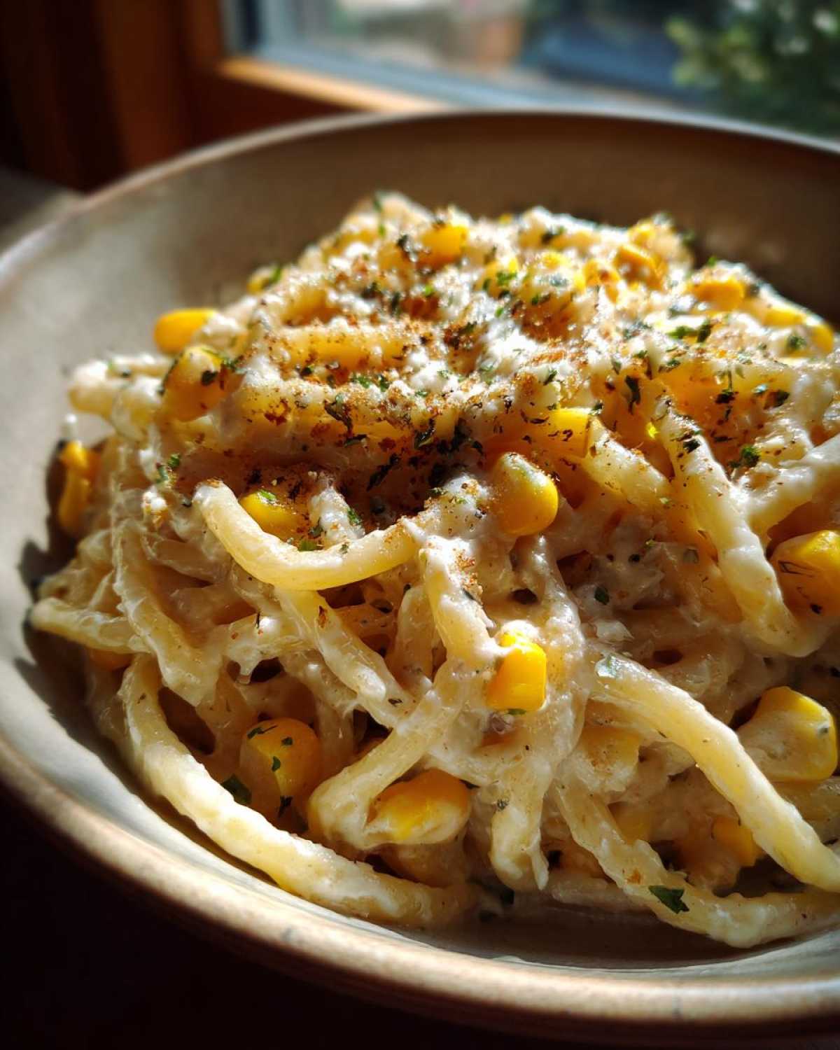 Creamy Sweet Corn & Brown Butter Ricotta Pasta - detail 1