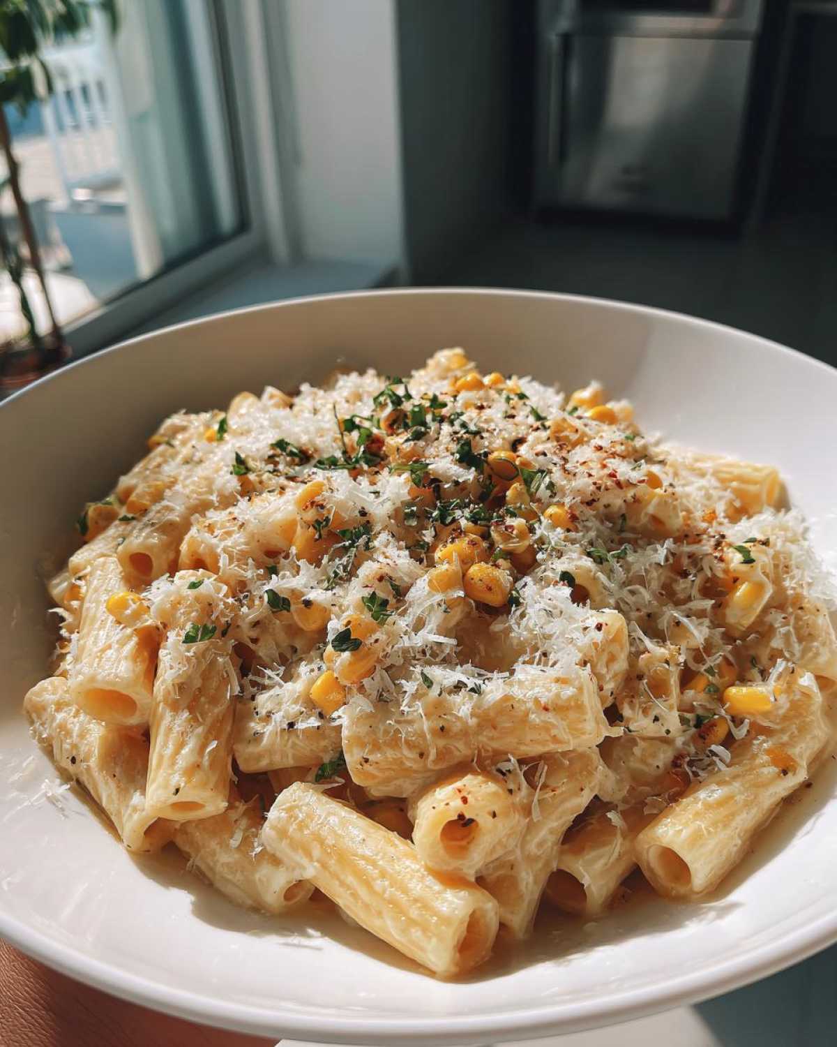 Creamy Sweet Corn & Brown Butter Ricotta Pasta - detail 3