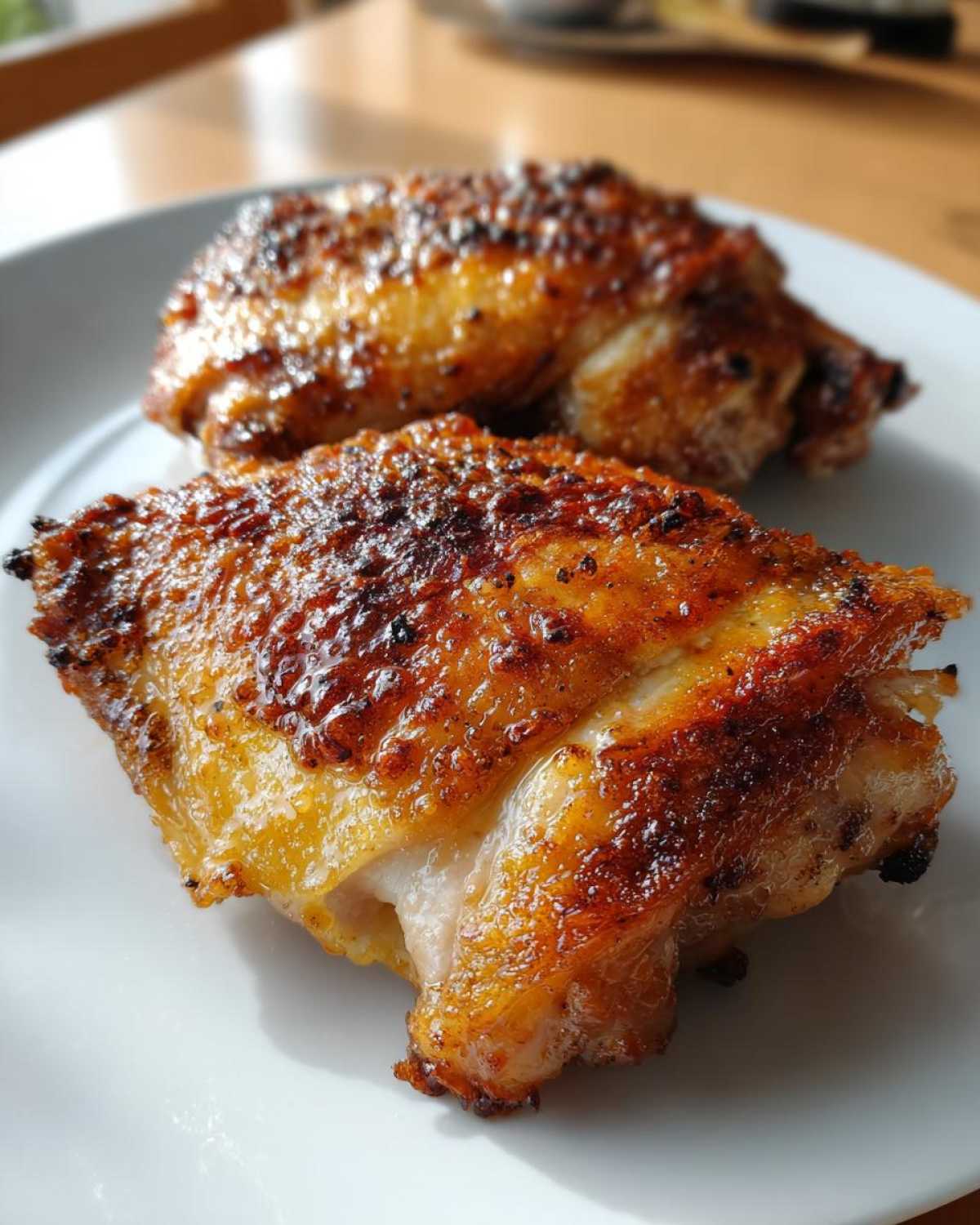 Crispy Baked Chicken Thighs - detail 2