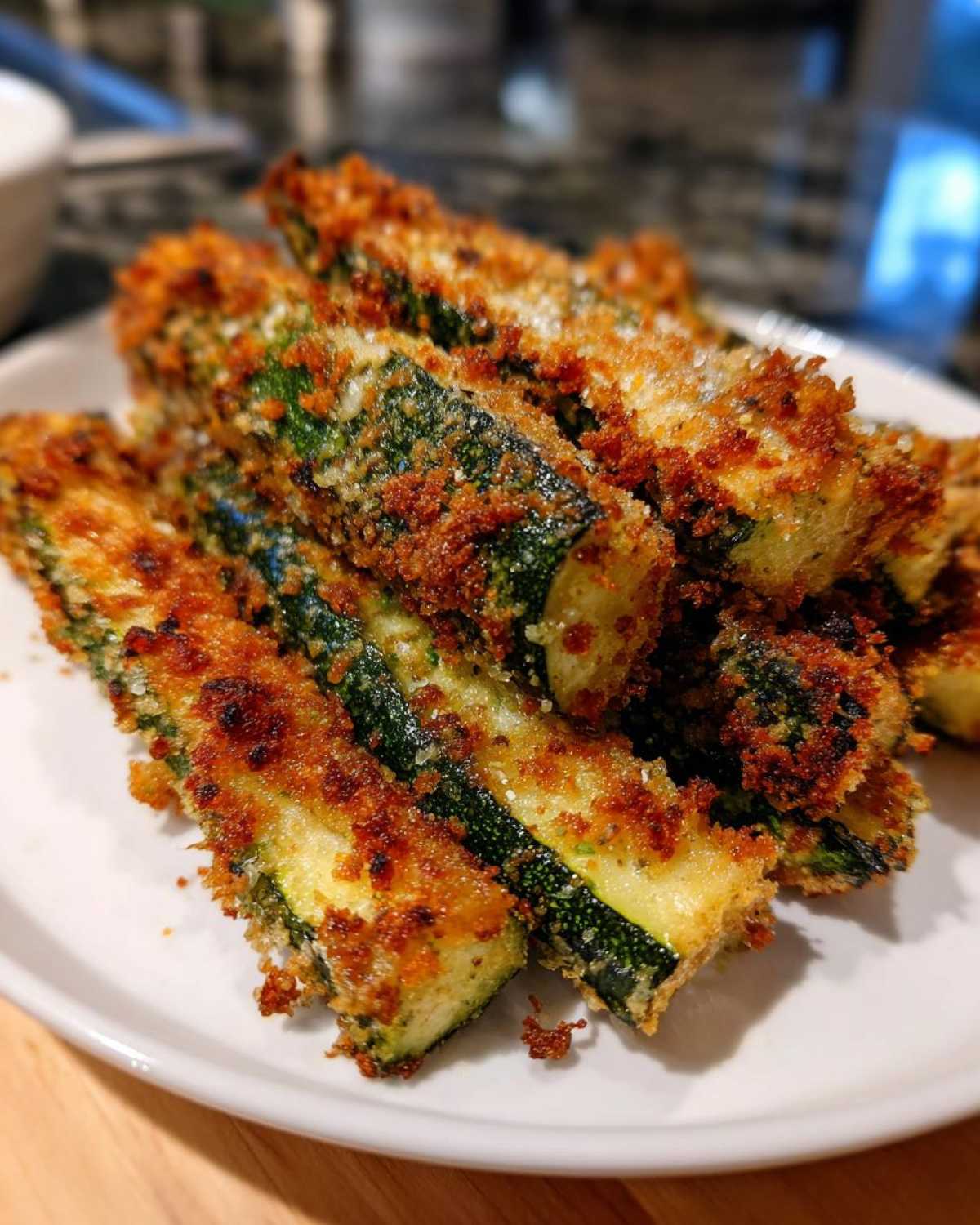Crispy Baked Zucchini Fries - detail 2
