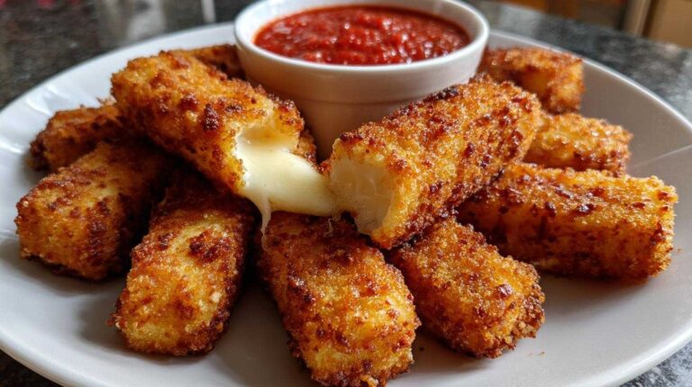 Crispy Mozzarella Sticks