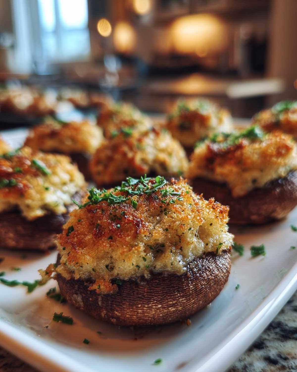 Garlic Stuffed Mushrooms - detail 3