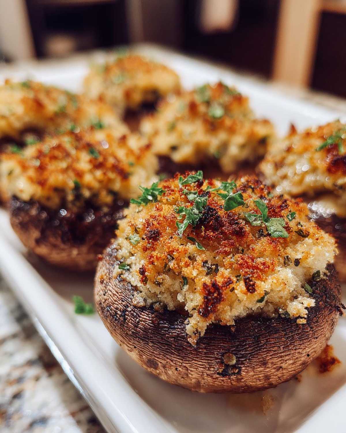 Garlic Stuffed Mushrooms - detail 4