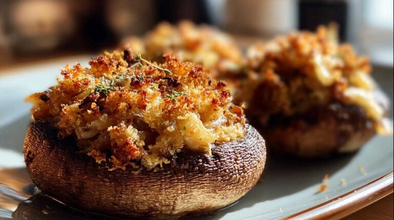 Garlic Stuffed Mushrooms