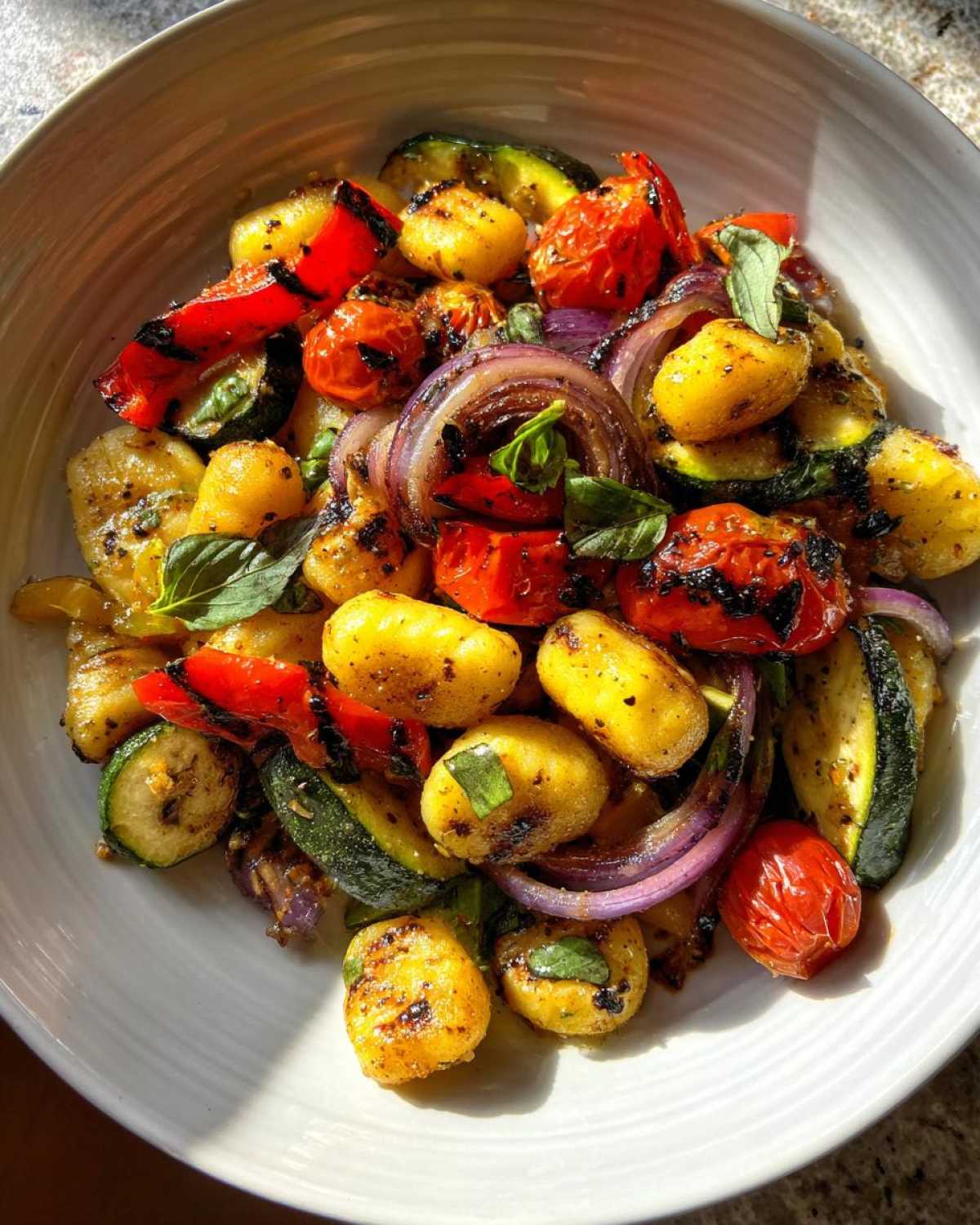 Grilled Gnocchi Salad - detail 3