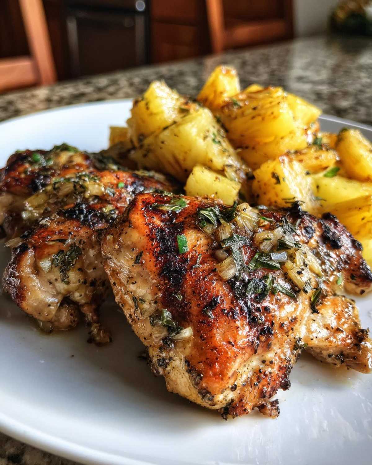 Grilled Pineapple Chicken - detail 2