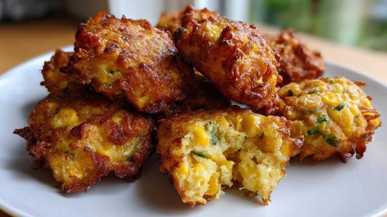 Jalapeño Cheddar Corn Fritters