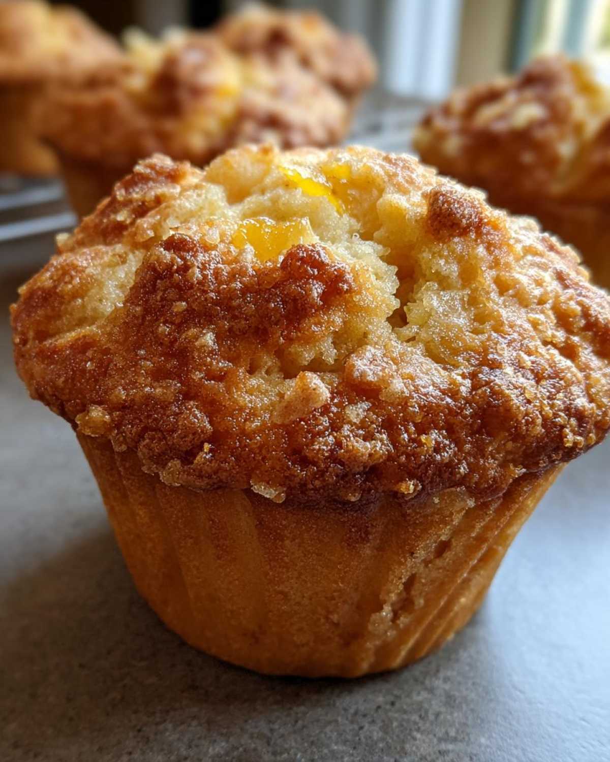 Just Peachy Peach Muffins - detail 4