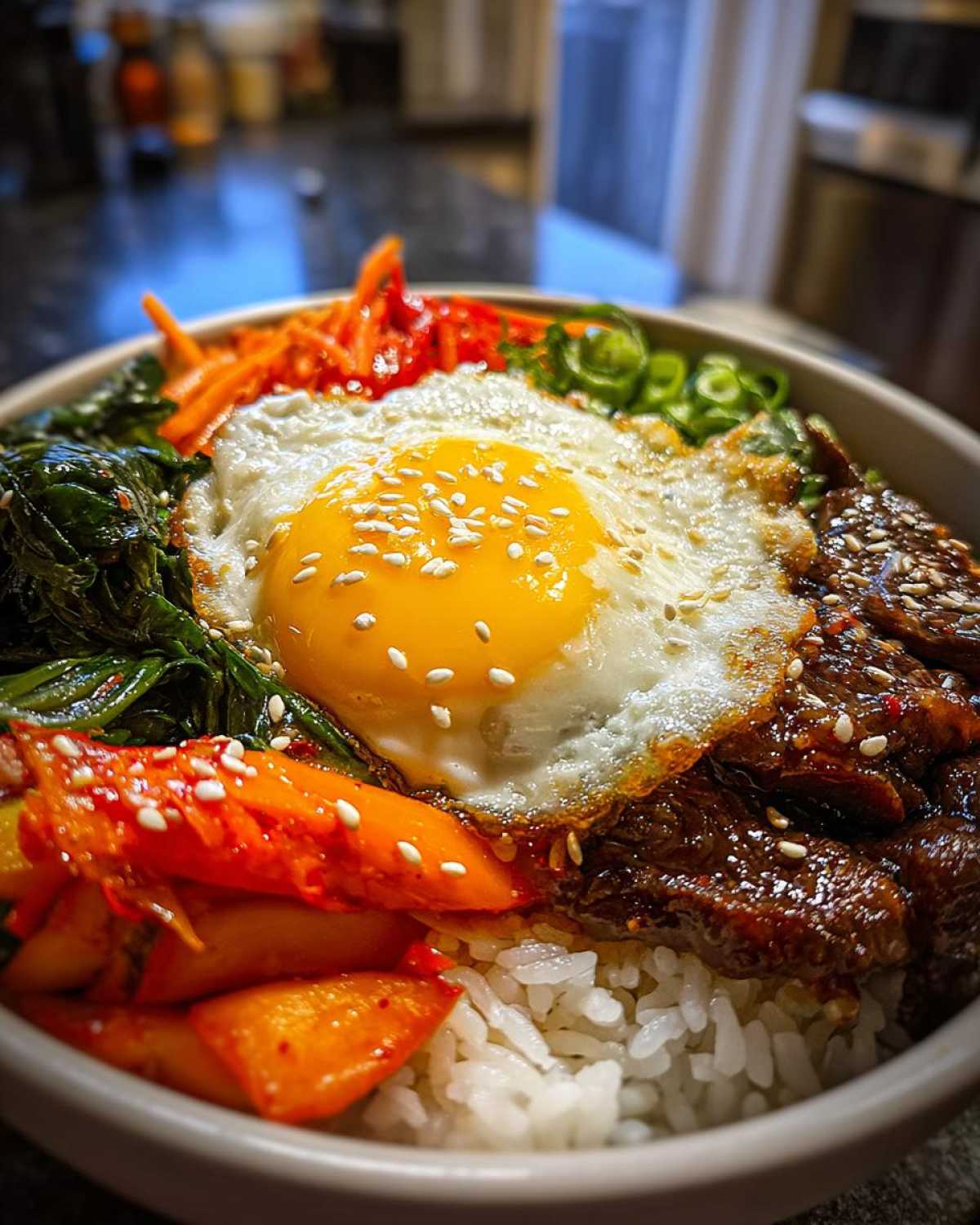 Korean Bibimbap Bowl - detail 3