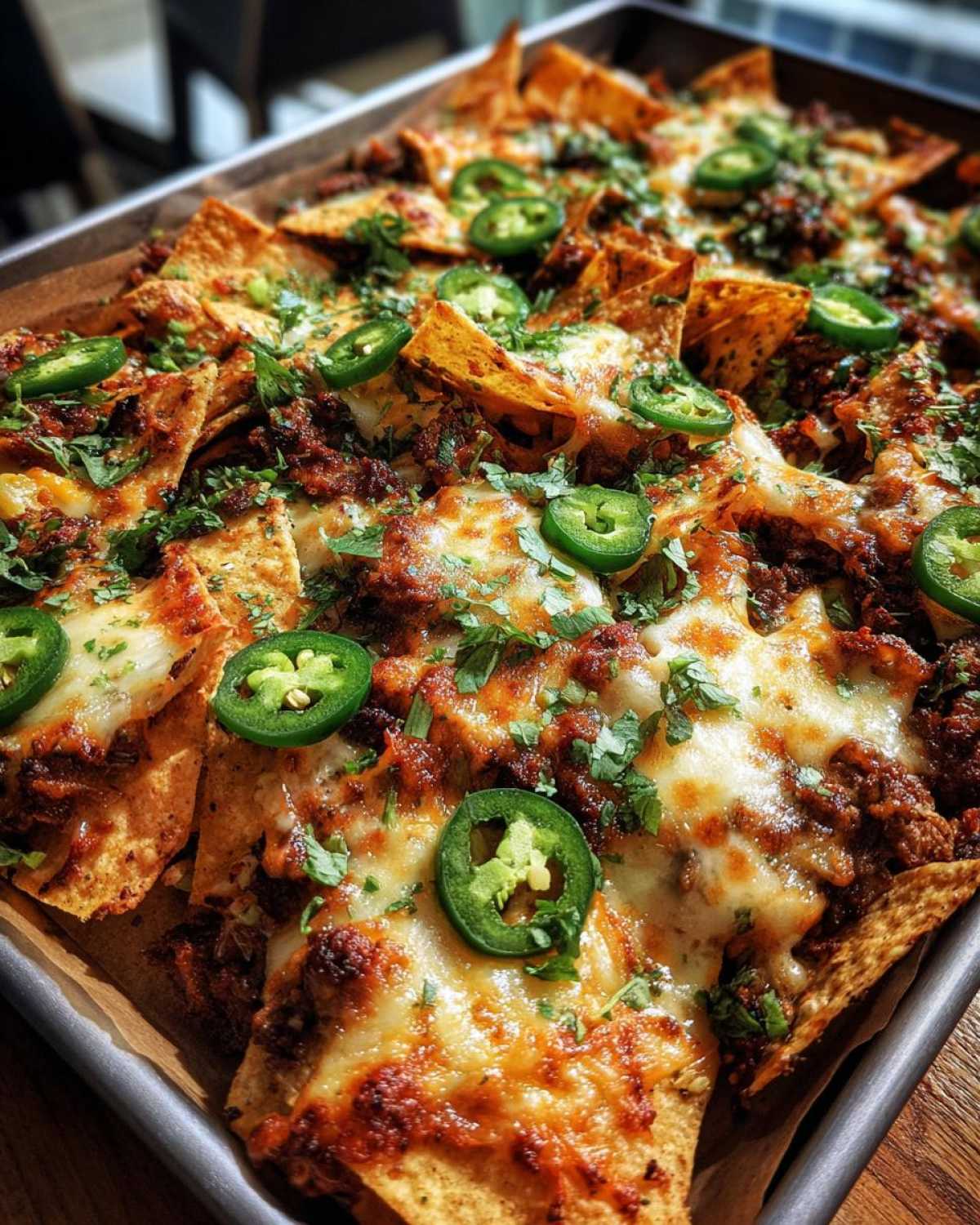 Loaded Sheet Pan Nachos - detail 4