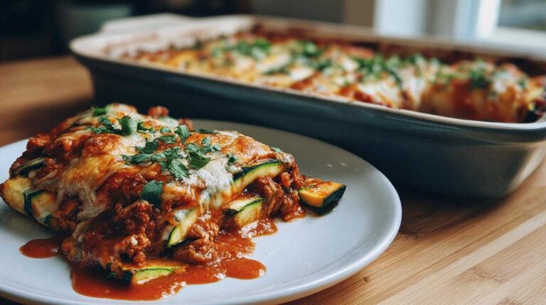 Low-Carb Zucchini Enchiladas