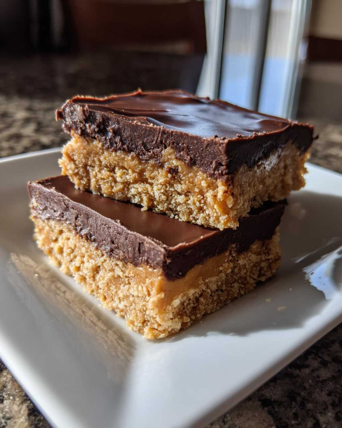 Lunchroom Chocolate Peanut Butter Bars - detail 1