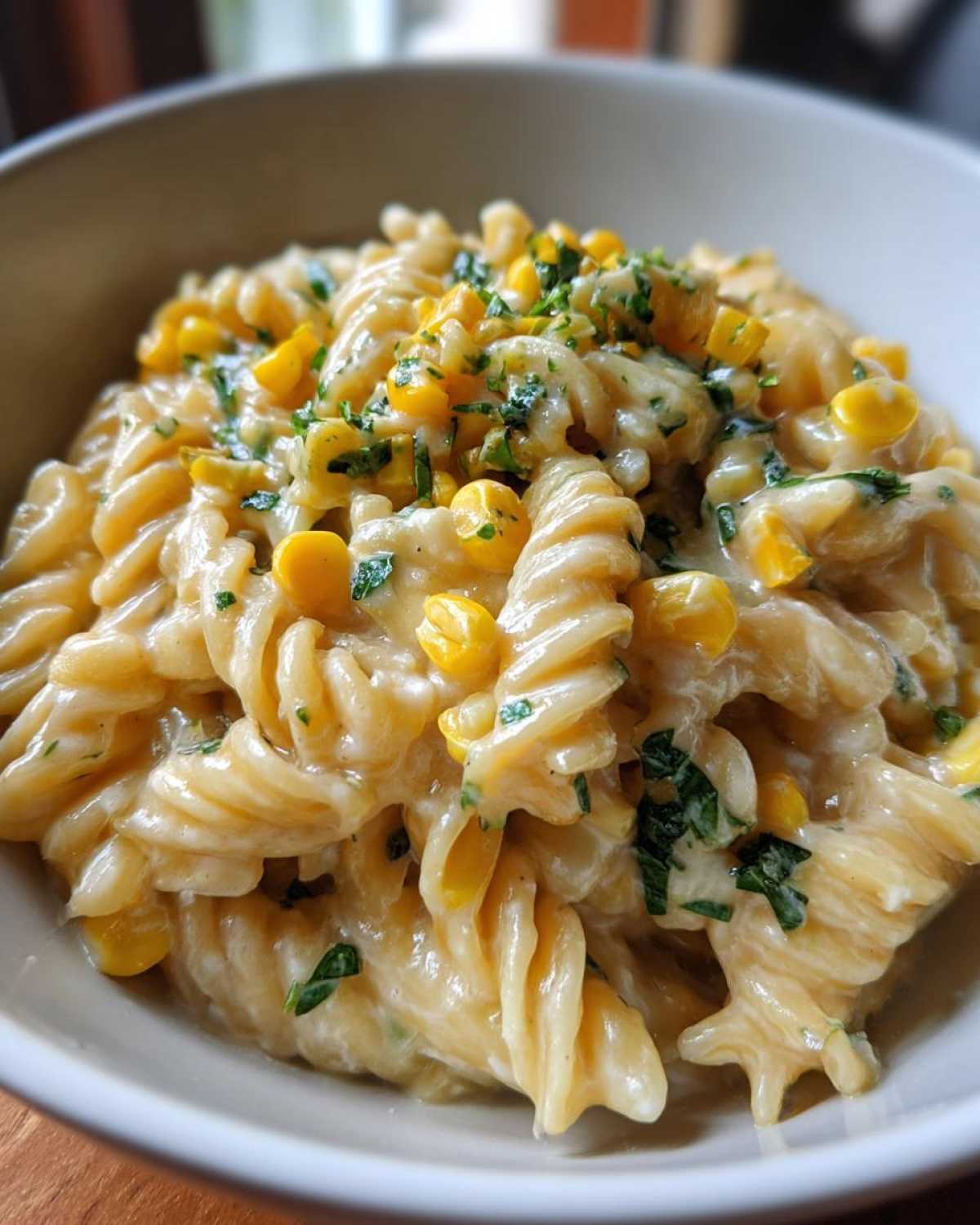 One Pot Lemon Basil, Corn, and Ricotta Pasta - detail 2