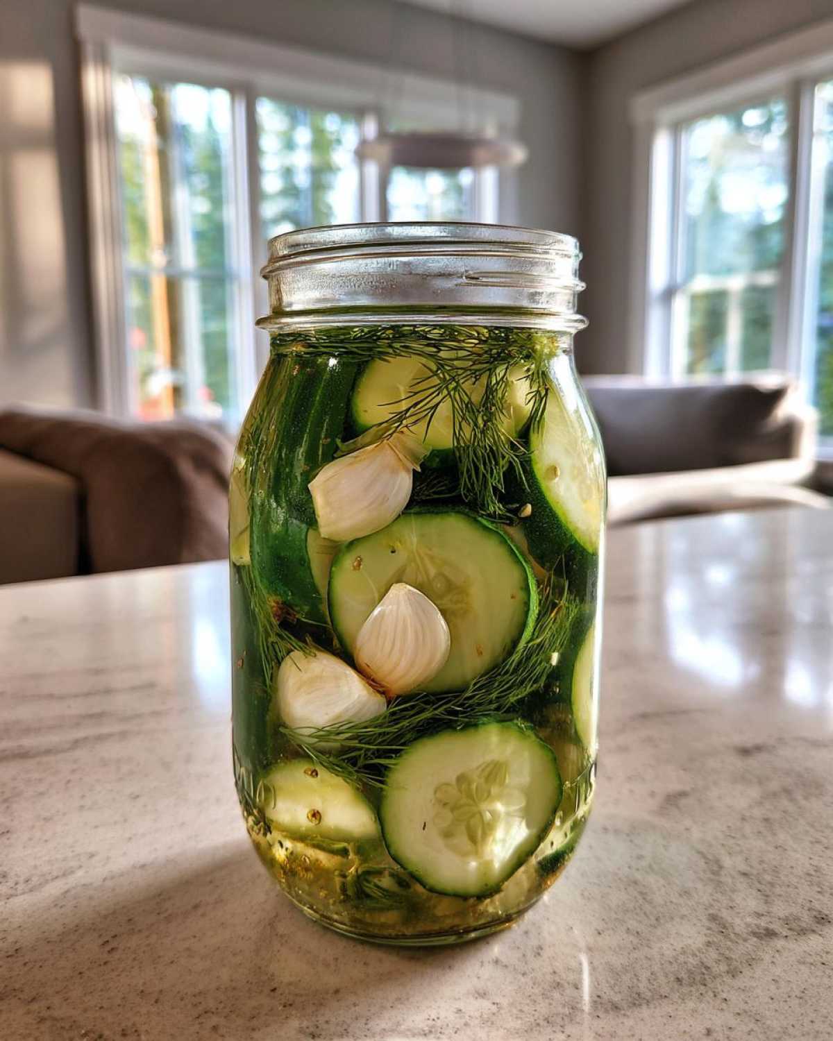 Refrigerator Dill Pickles - detail 1