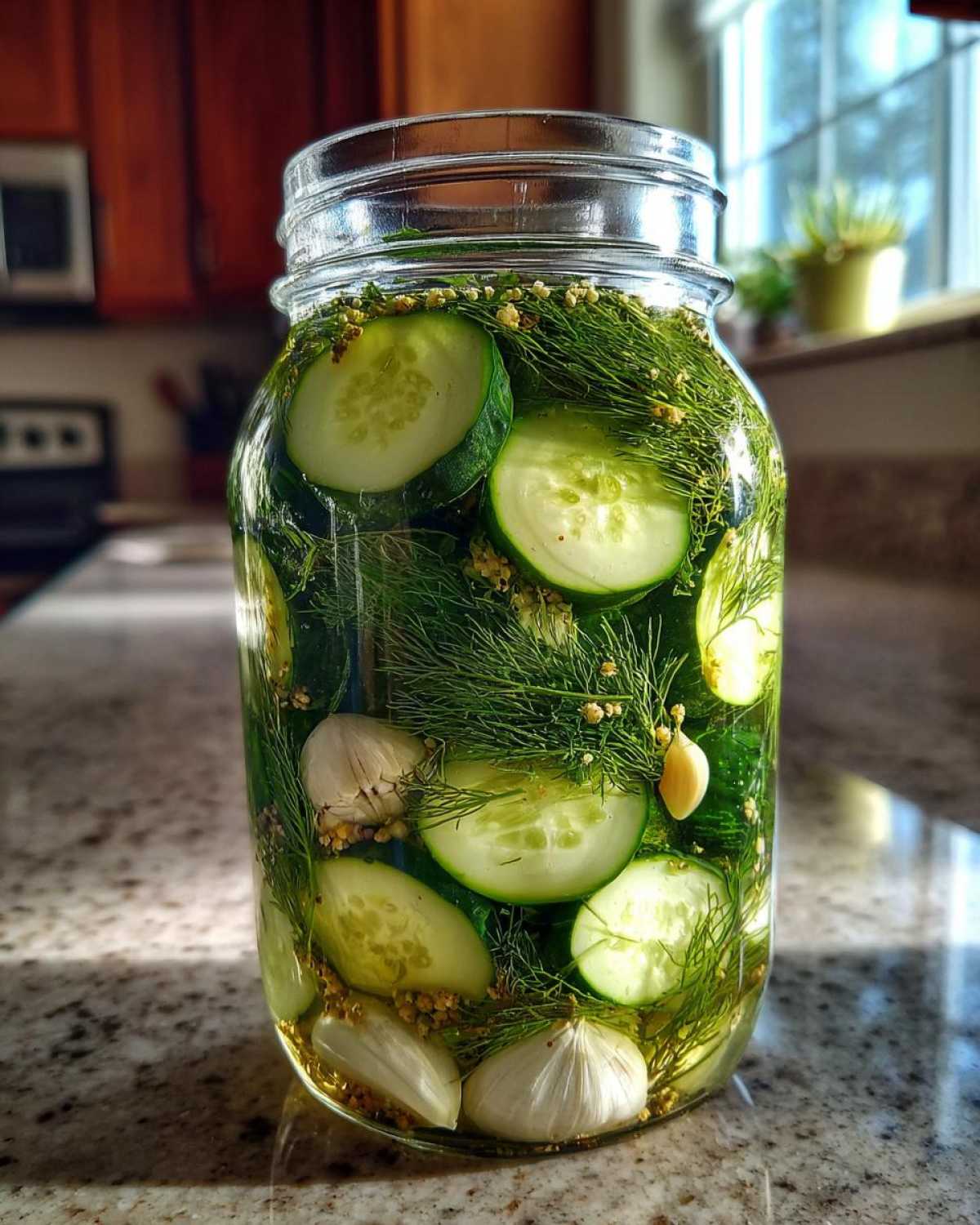 Refrigerator Dill Pickles - detail 3