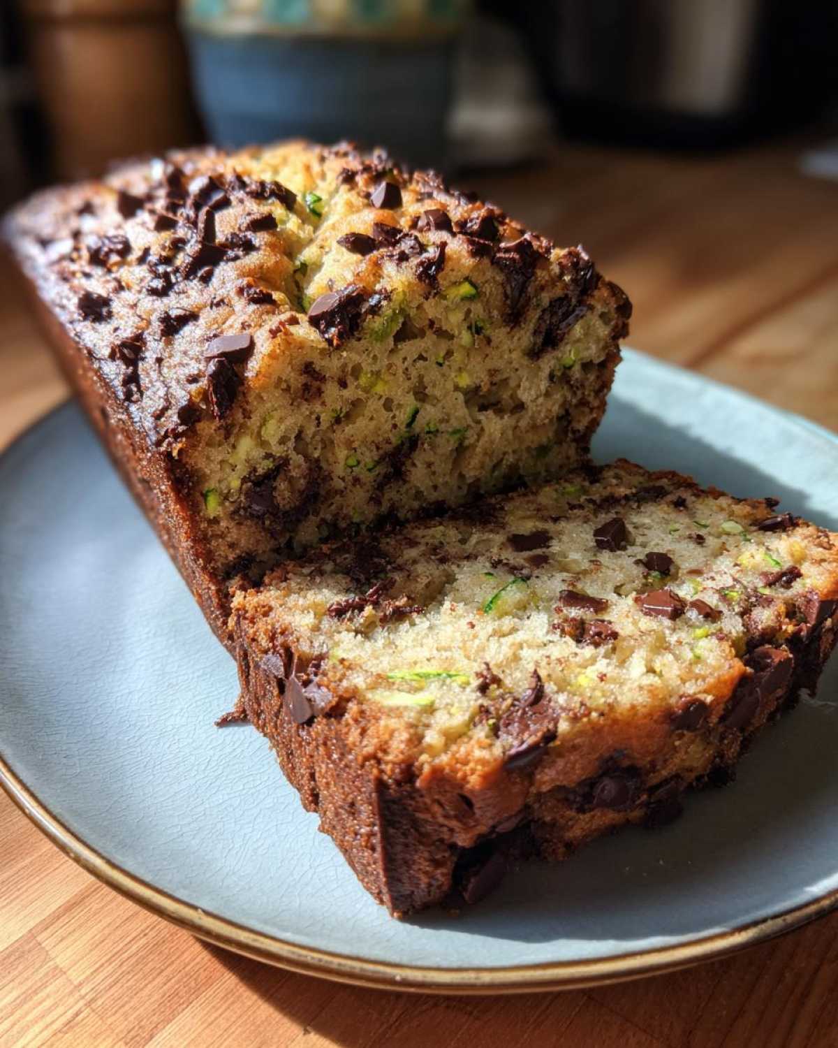 Sneaky Zucchini Chocolate Chunk Coconut Bread - detail 4