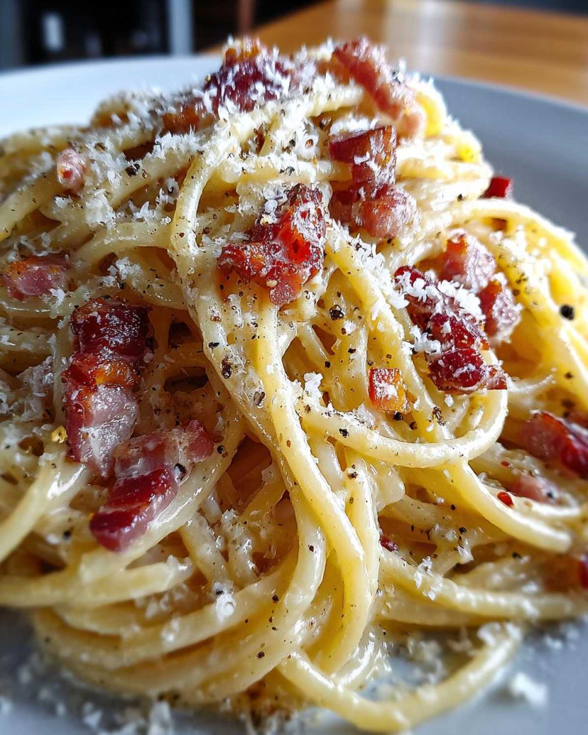 Spaghetti Carbonara (Classic Italian) - detail 3