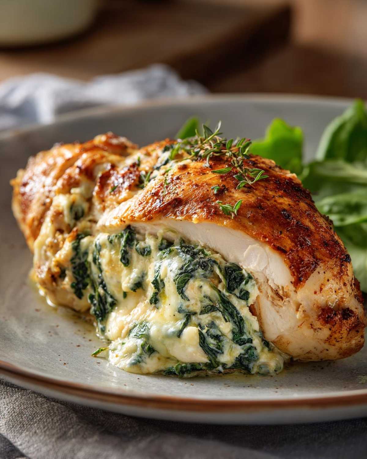 Spinach-Stuffed Chicken Breast - detail 2