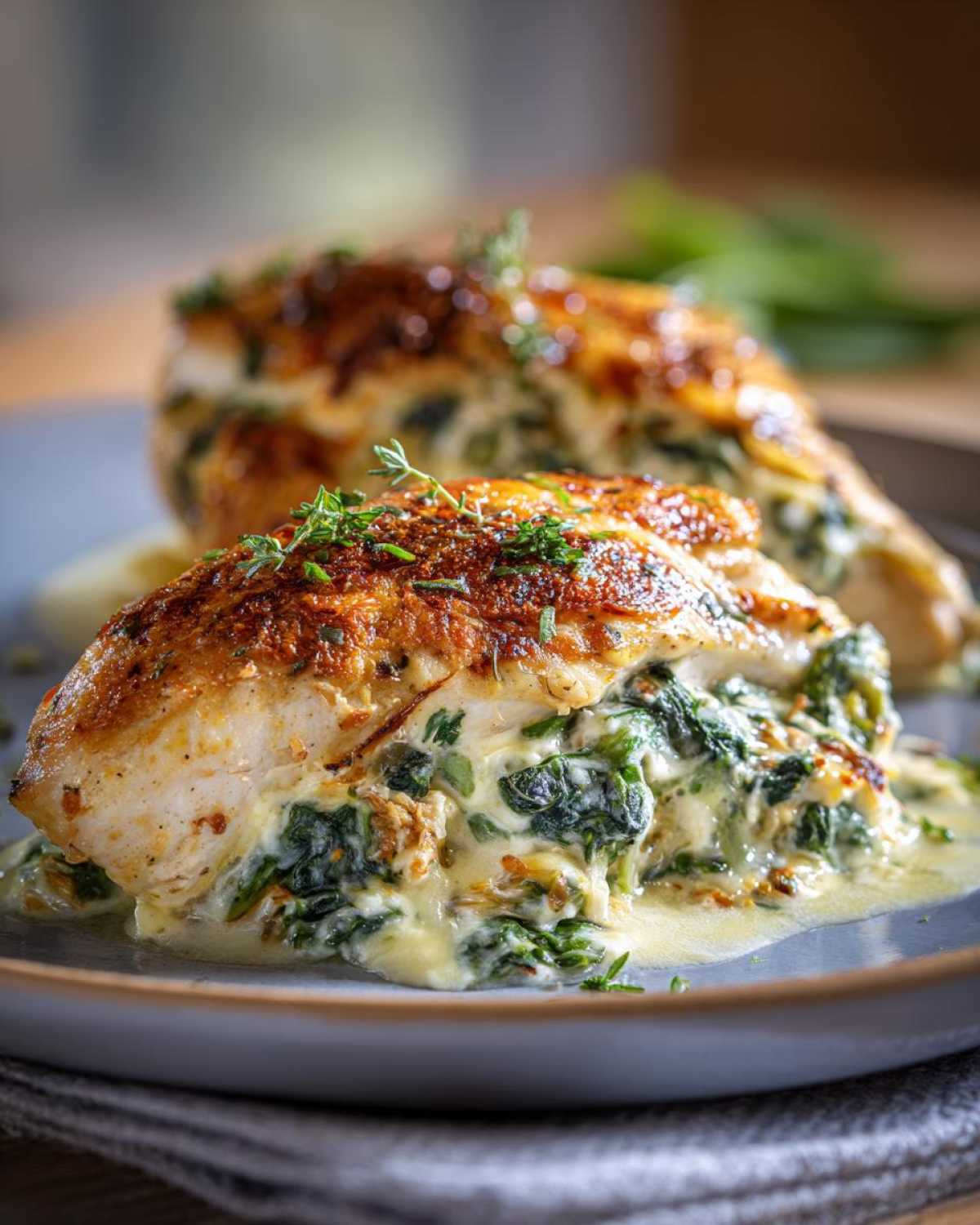 Spinach-Stuffed Chicken Breast - detail 4
