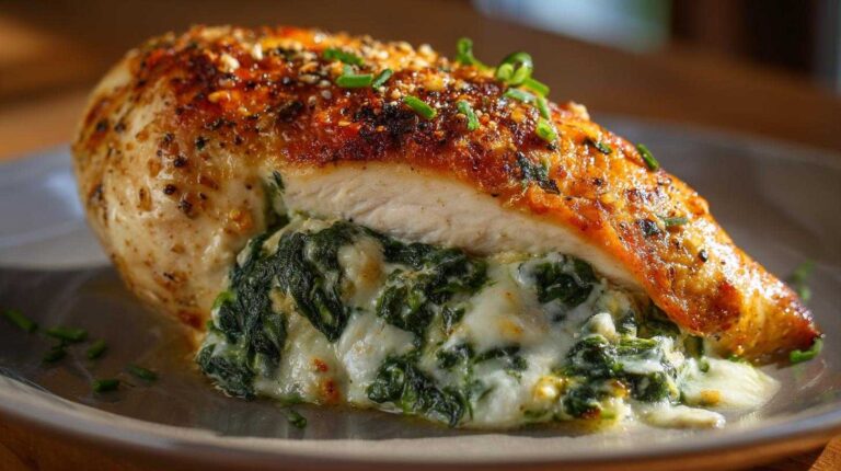 Spinach-Stuffed Chicken Breast