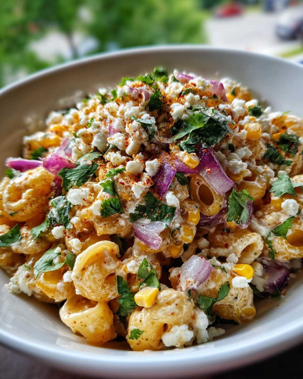 Street Corn Pasta Salad - detail 1