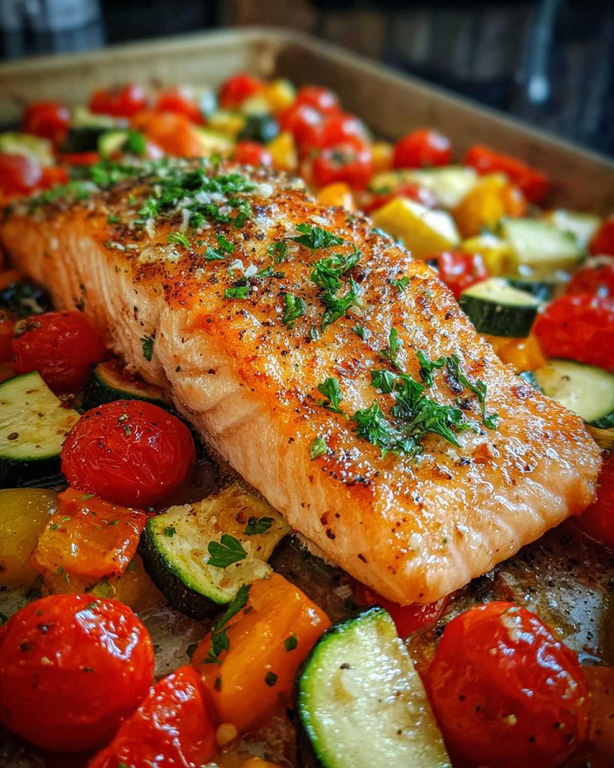 Summer Salmon Skillet - detail 3