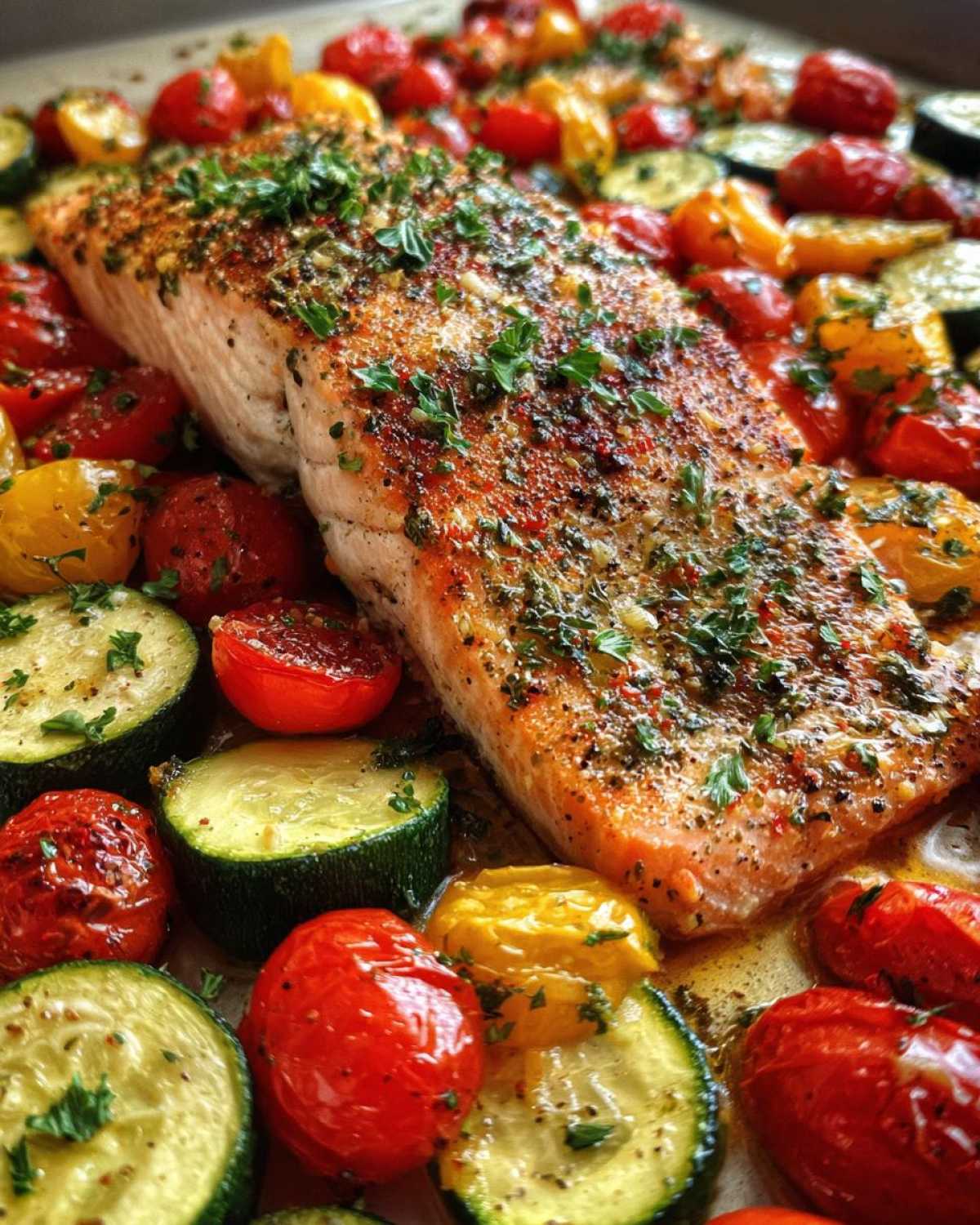 Summer Salmon Skillet - detail 1