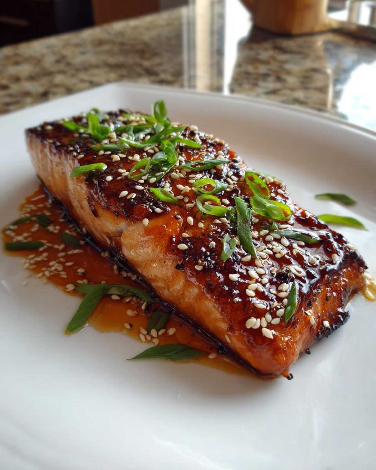 Teriyaki Glazed Salmon - detail 4