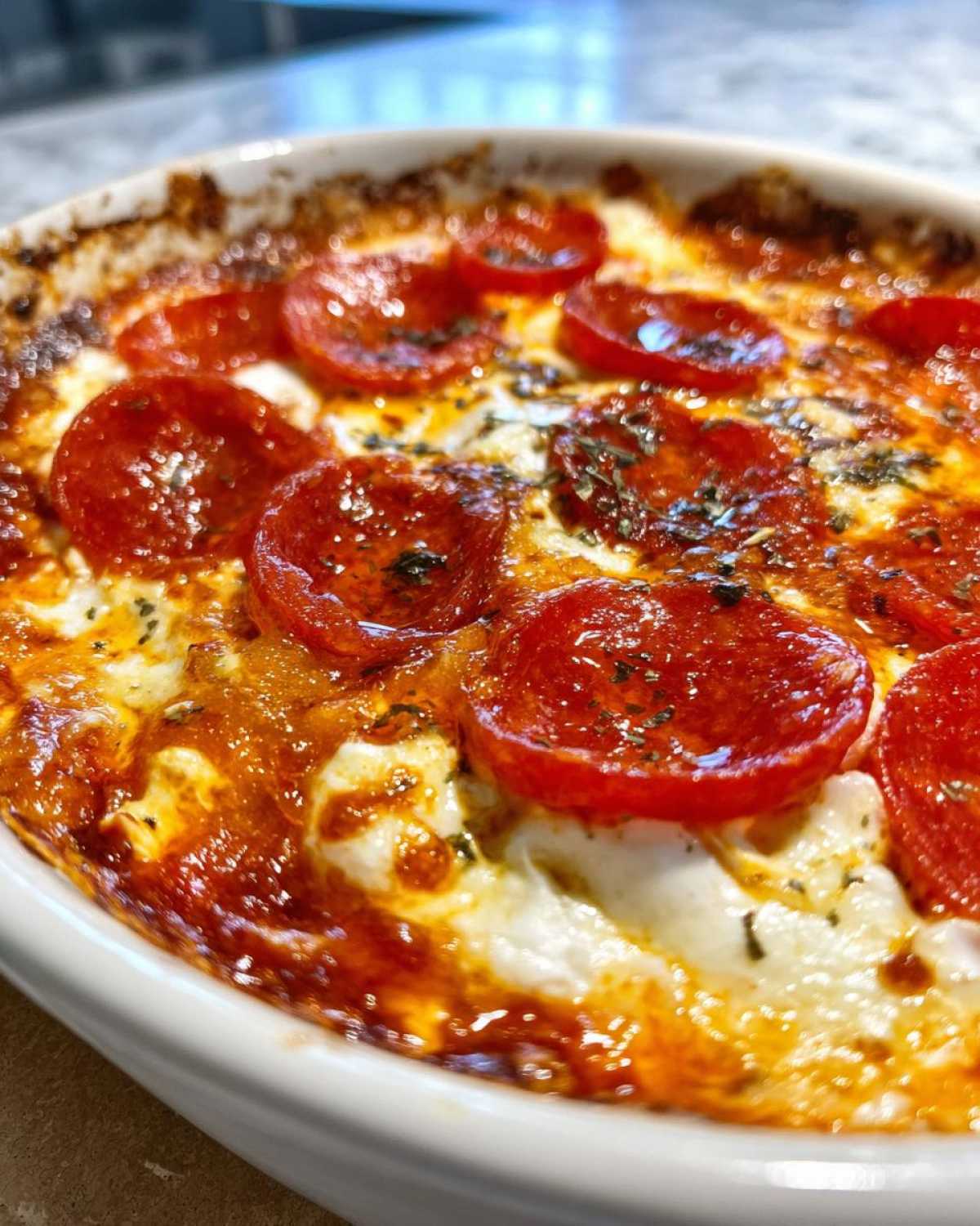 Tomato Burrata Pepperoni Pizza Dip - detail 3