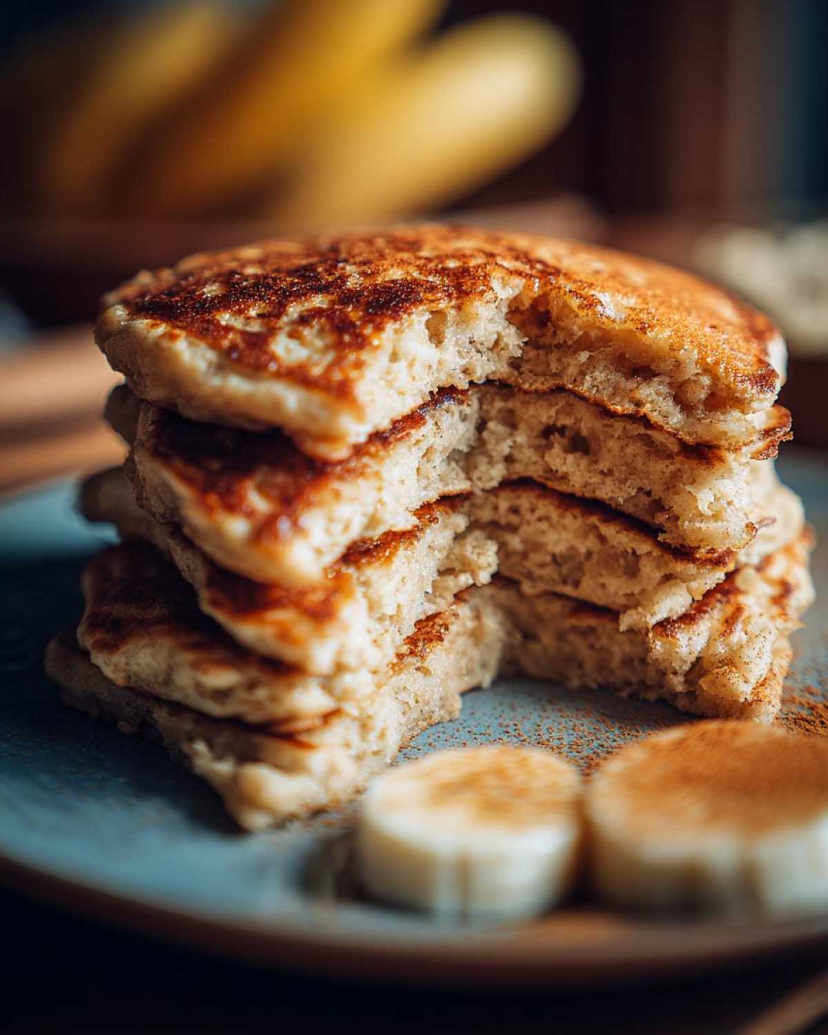 Banana Oatmeal Pancakes - detail 1