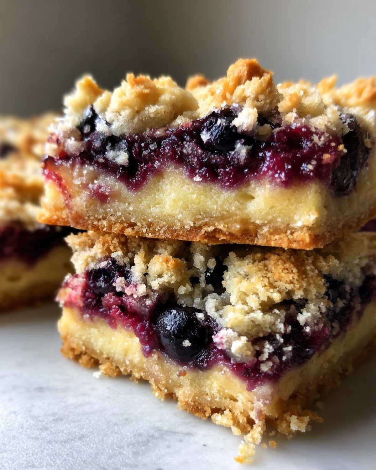 Blueberry Crumble Bars - detail 2