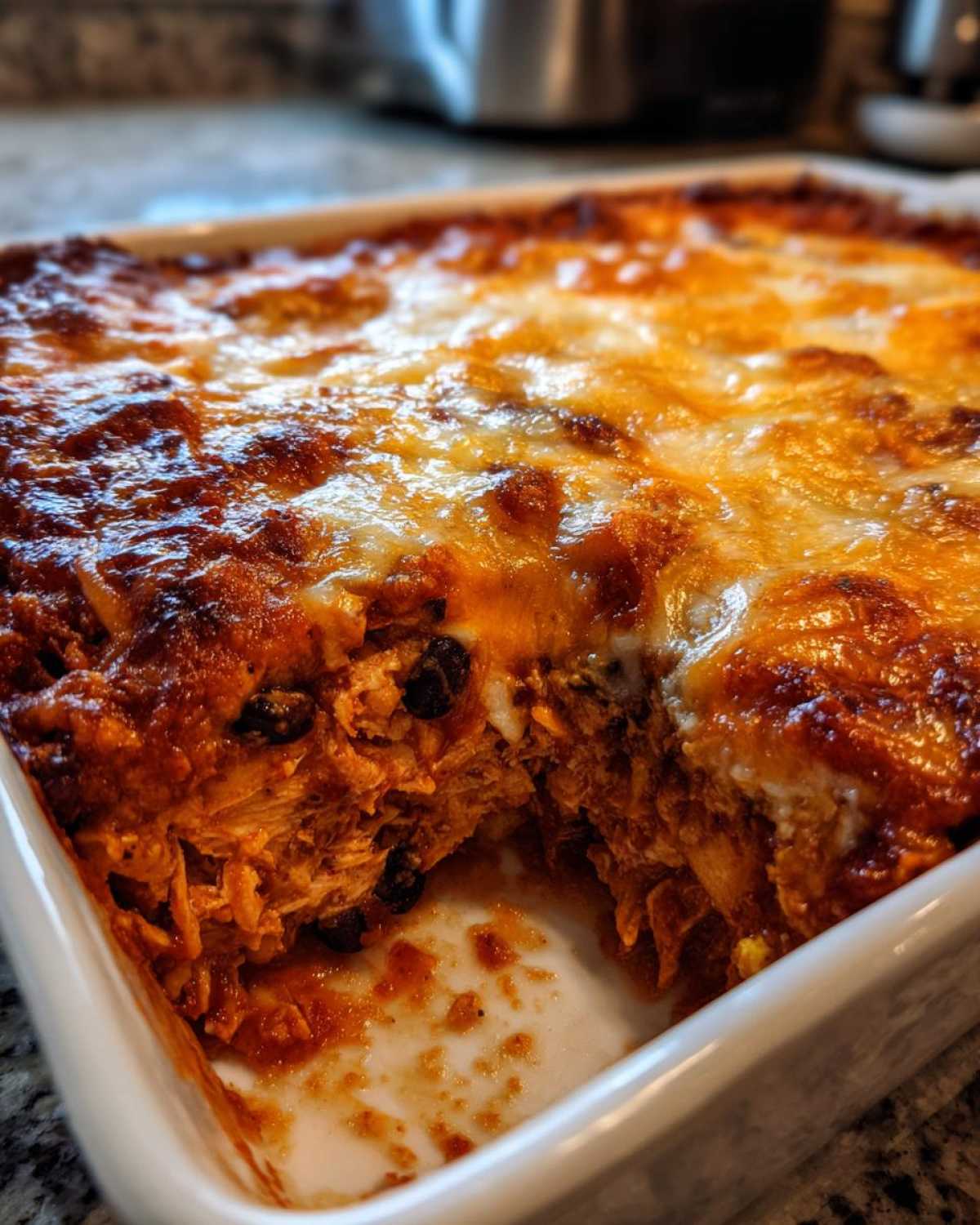 Cheesy Chicken Enchilada Casserole - detail 1