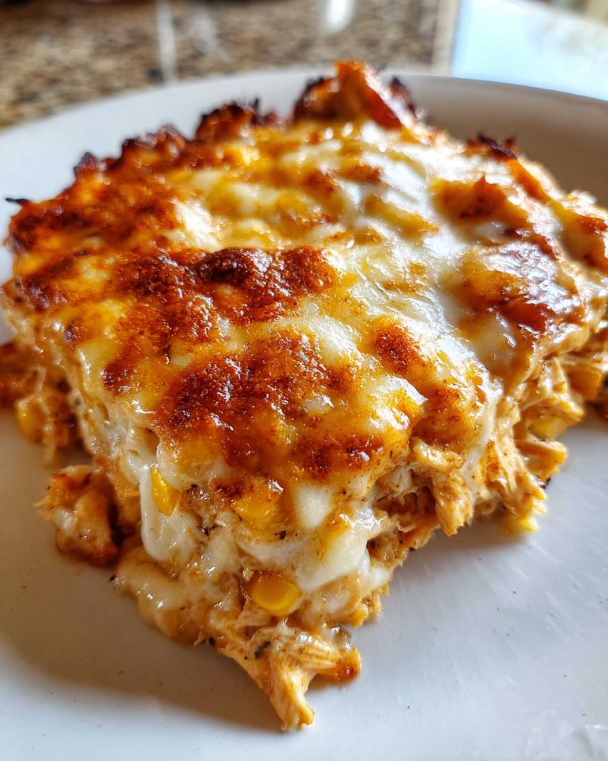 Cheesy Chicken Enchilada Casserole - detail 2