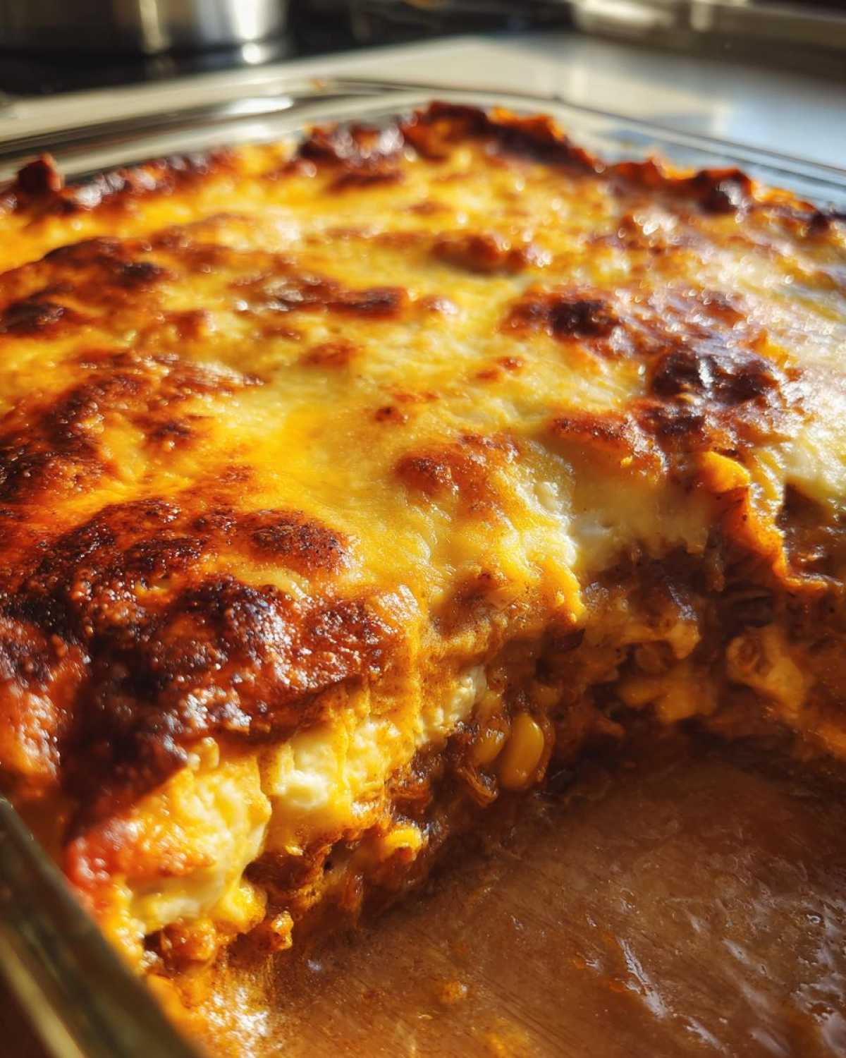 Cheesy Chicken Enchilada Casserole - detail 4