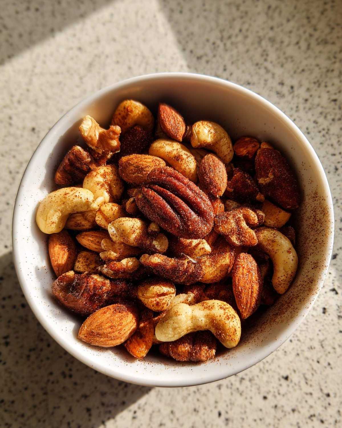 Cinnamon Sugar Roasted Nuts - detail 2