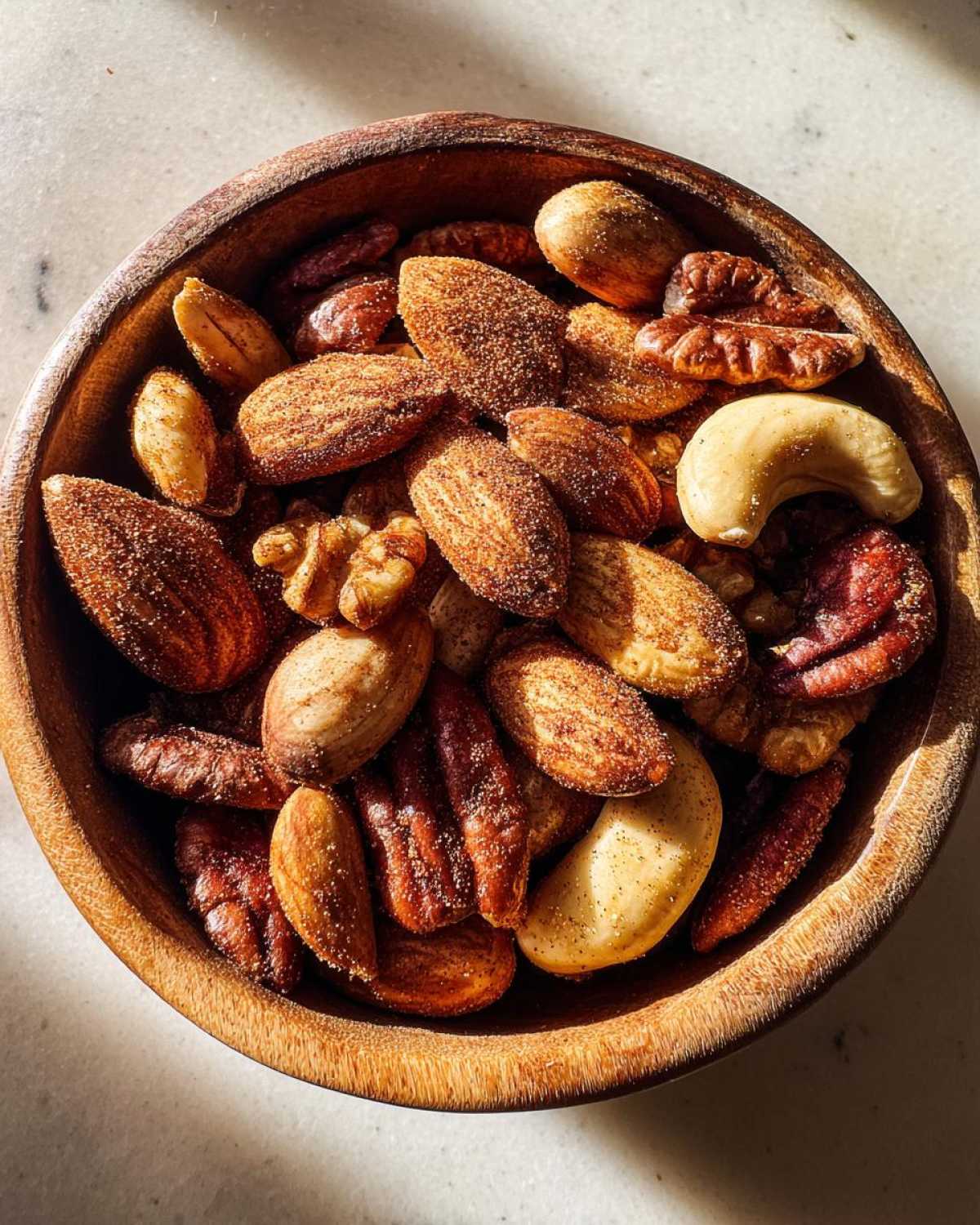 Cinnamon Sugar Roasted Nuts - detail 3