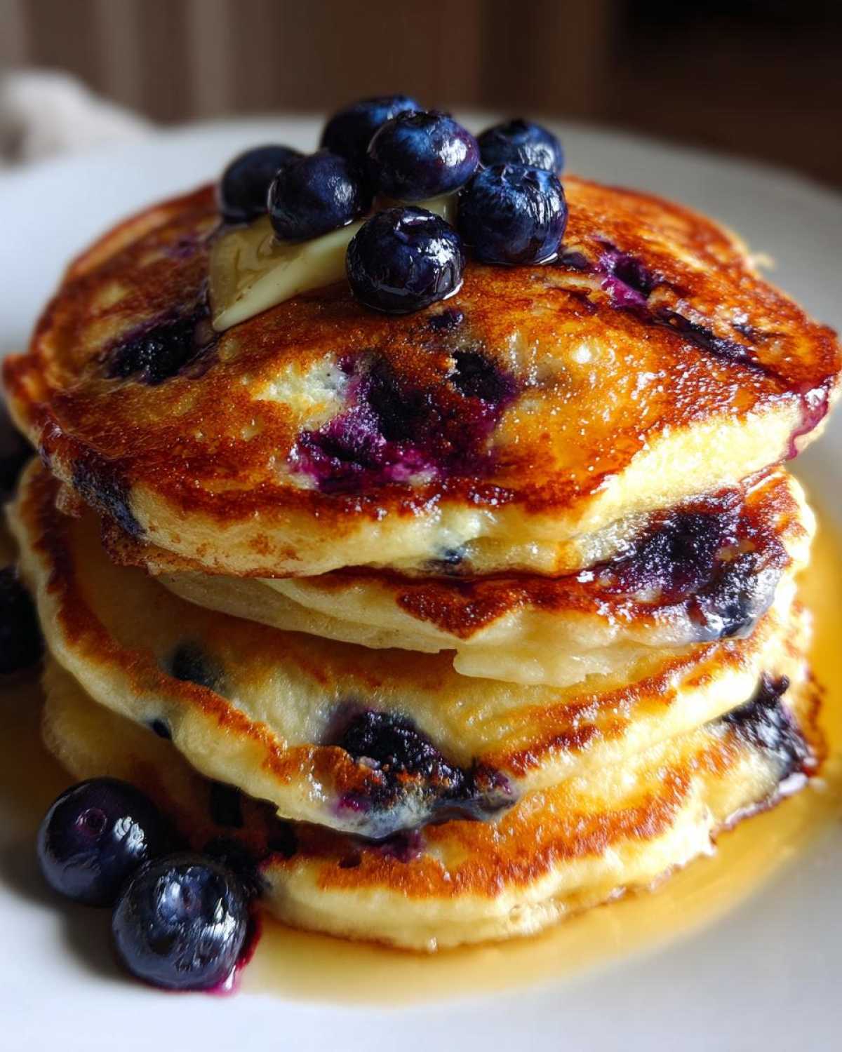 Fluffy Blueberry Pancakes - detail 1