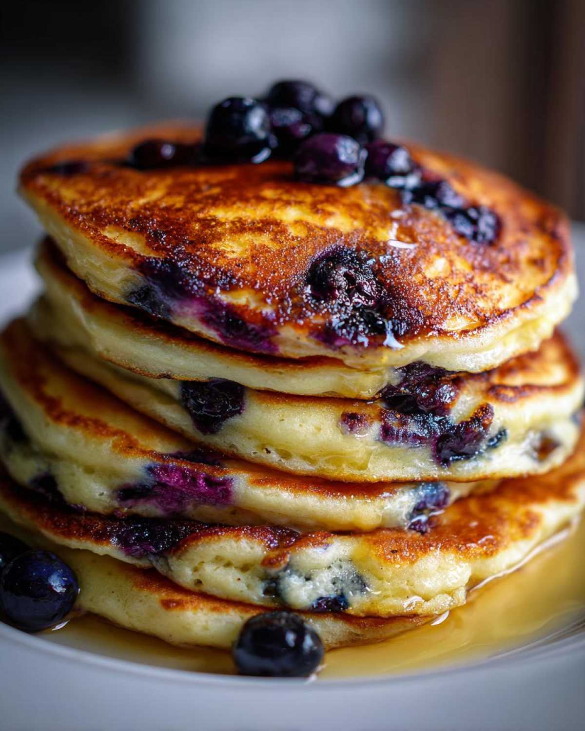 Fluffy Blueberry Pancakes - detail 3