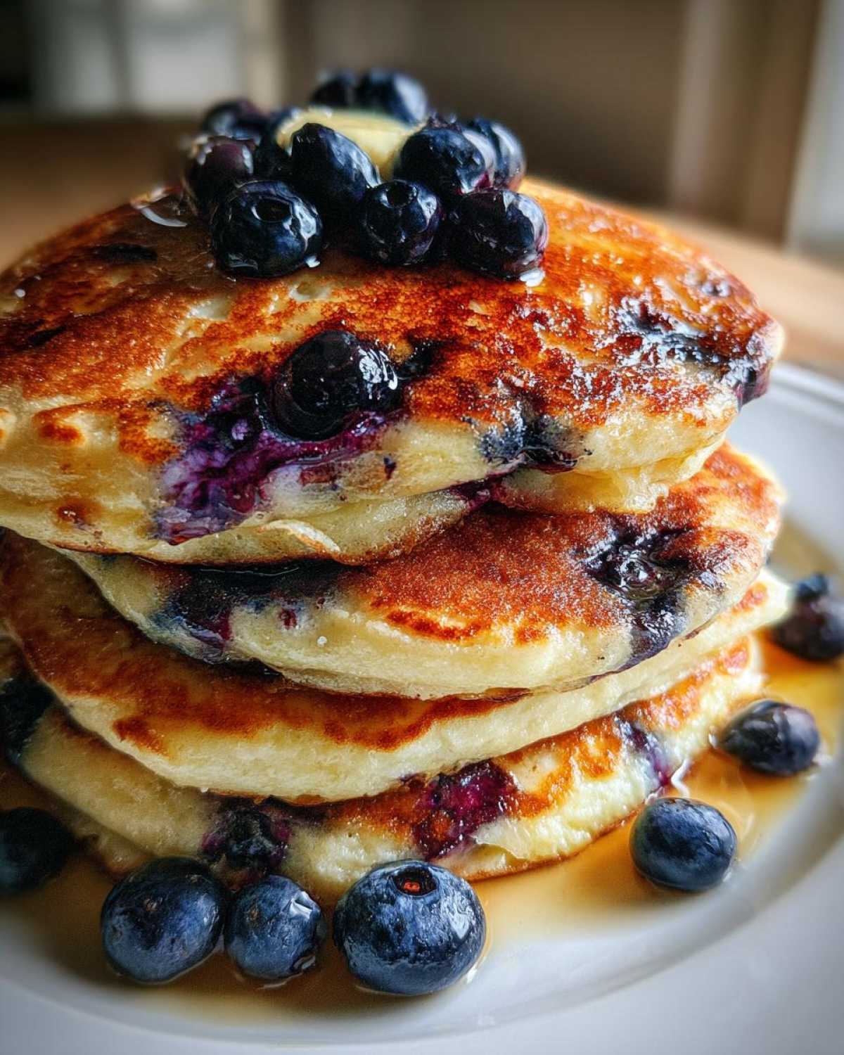 Fluffy Blueberry Pancakes - detail 4