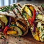 Grilled Veggie and Hummus Wraps