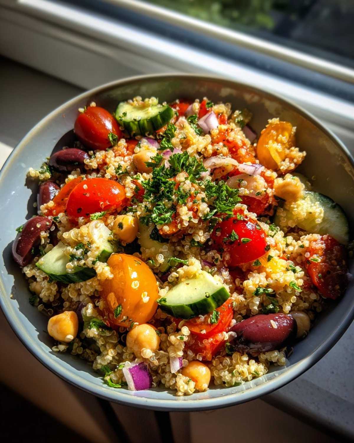 Mediterranean Quinoa Salad - detail 3