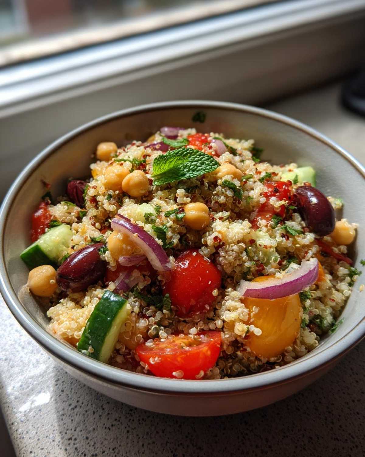 Mediterranean Quinoa Salad - detail 4