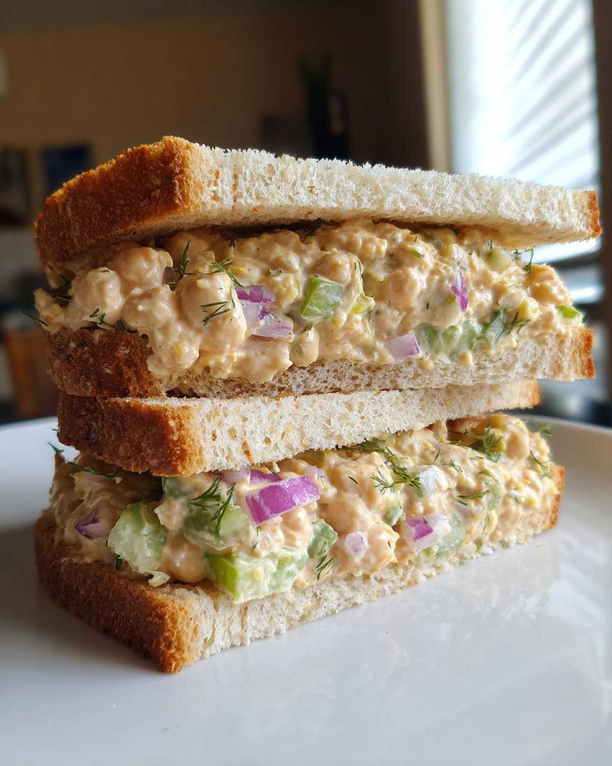 Protein-Packed Chickpea Salad Sandwiches - detail 1