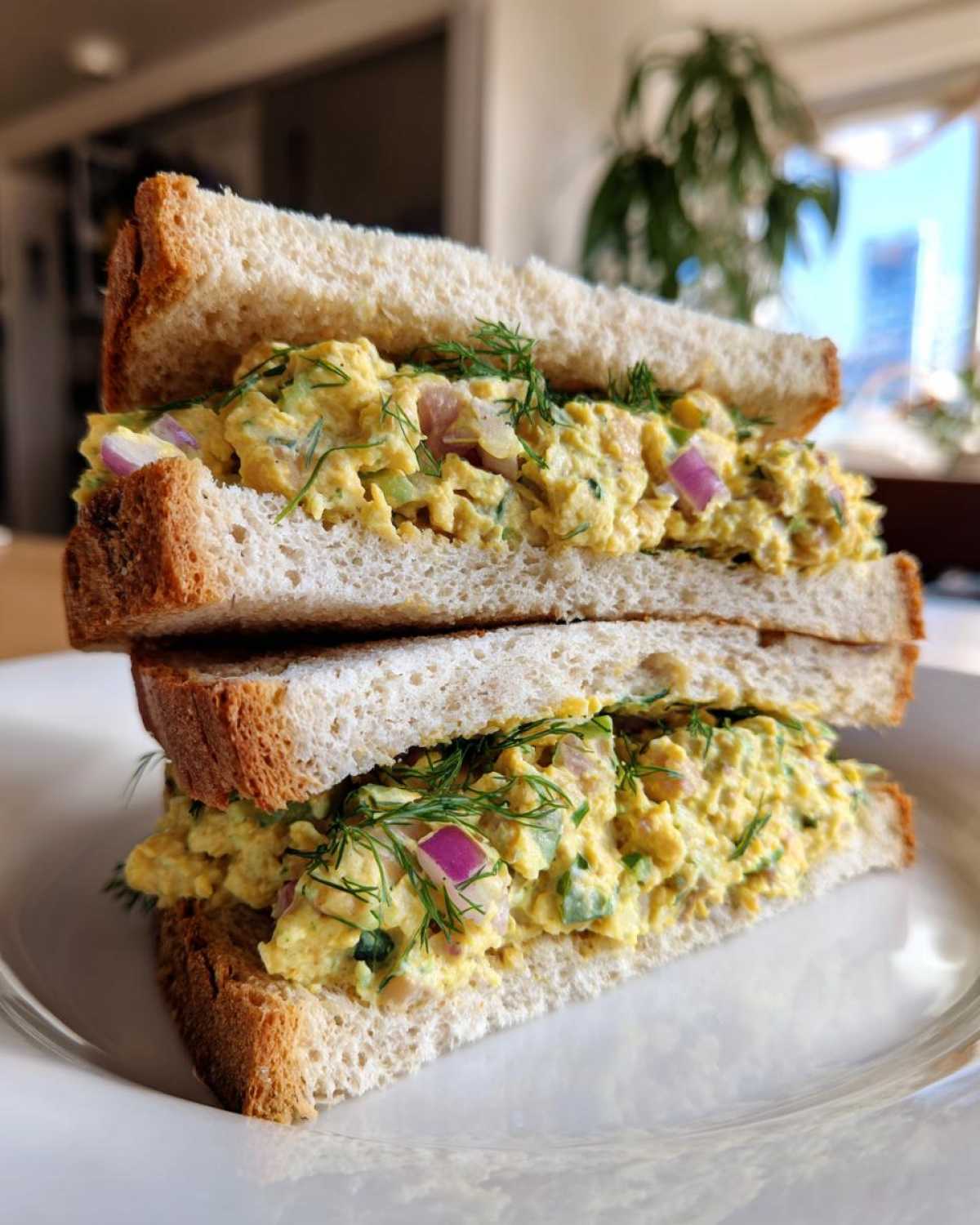 Protein-Packed Chickpea Salad Sandwiches - detail 2