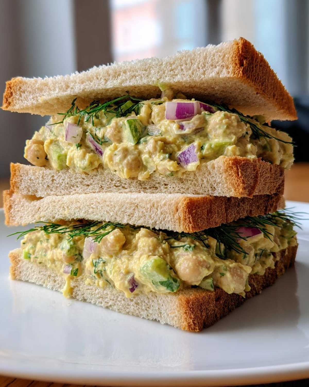 Protein-Packed Chickpea Salad Sandwiches - detail 4