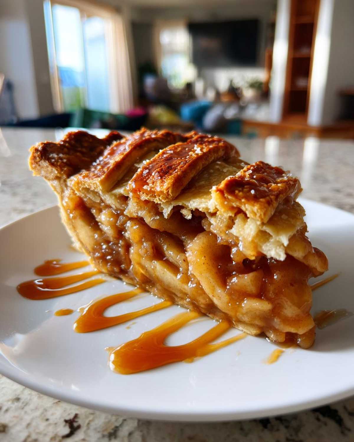 Salted Caramel Apple Pie - detail 2