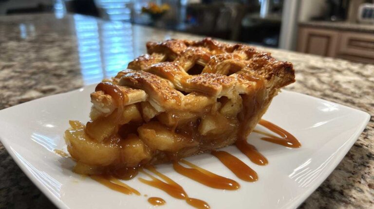Salted Caramel Apple Pie