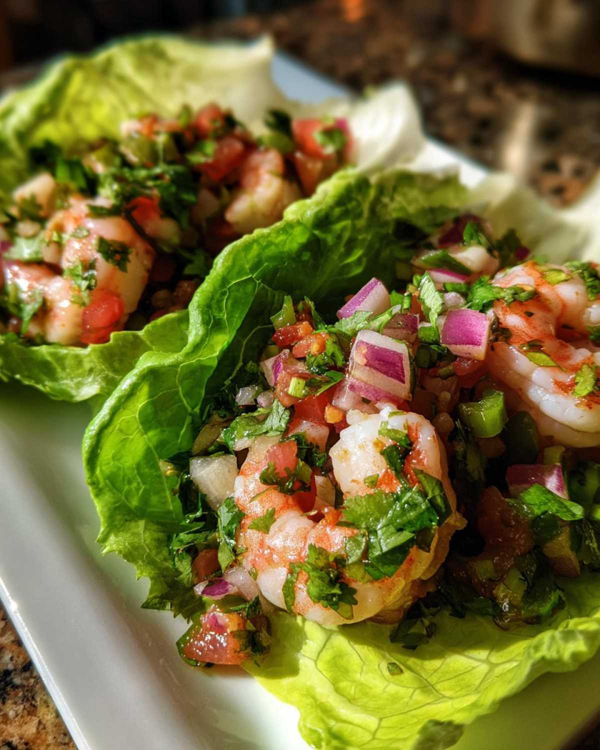Shrimp Ceviche Lettuce Cups - detail 1
